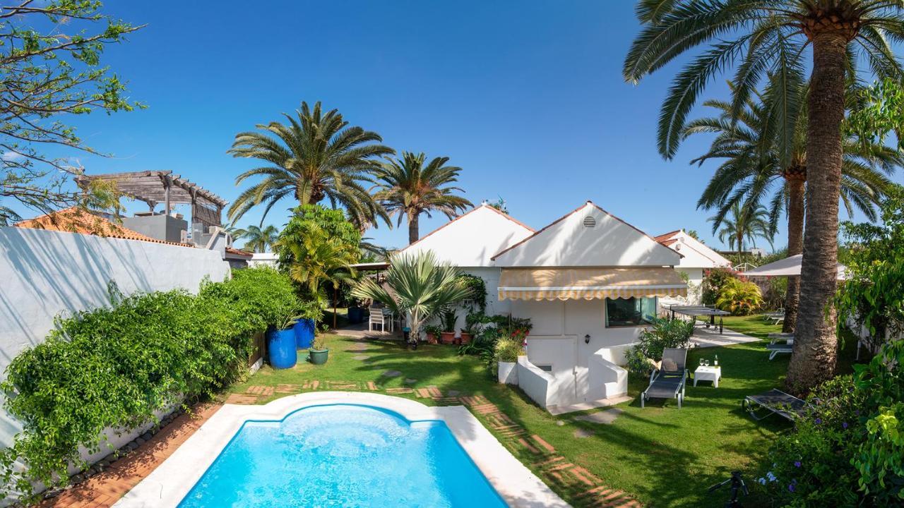 La Villa Calypso - Vivienda Vacacional Con Piscina Privada 마스팔로마스 외부 사진