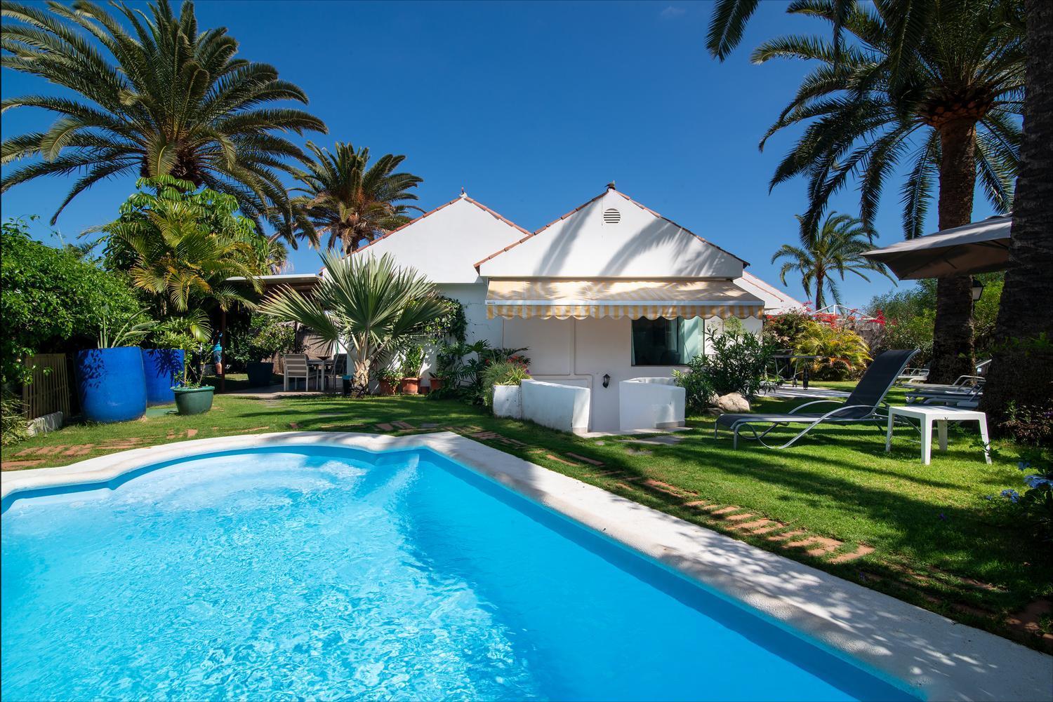 La Villa Calypso - Vivienda Vacacional Con Piscina Privada 마스팔로마스 외부 사진